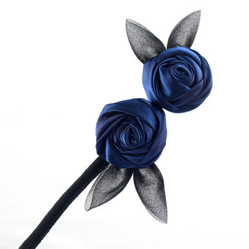 Crystalmood Flexy Hair Styler Floral Up-do Stick 2-Rose Blue